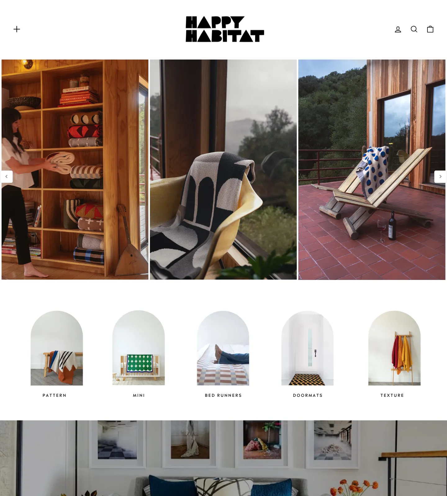 Screenshot of https://happyhabitat.com